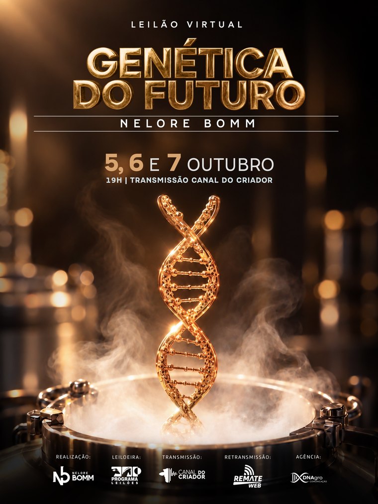 Leilão Virtual Genética do Futuro Nelore Bomm, 5, 6 e 7 de outubro, fêmeas Nelore PO